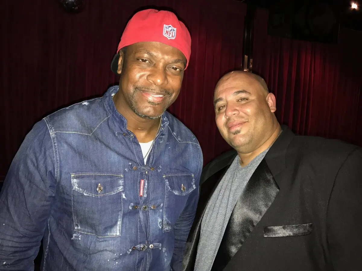 Carlos with Chris Tucker