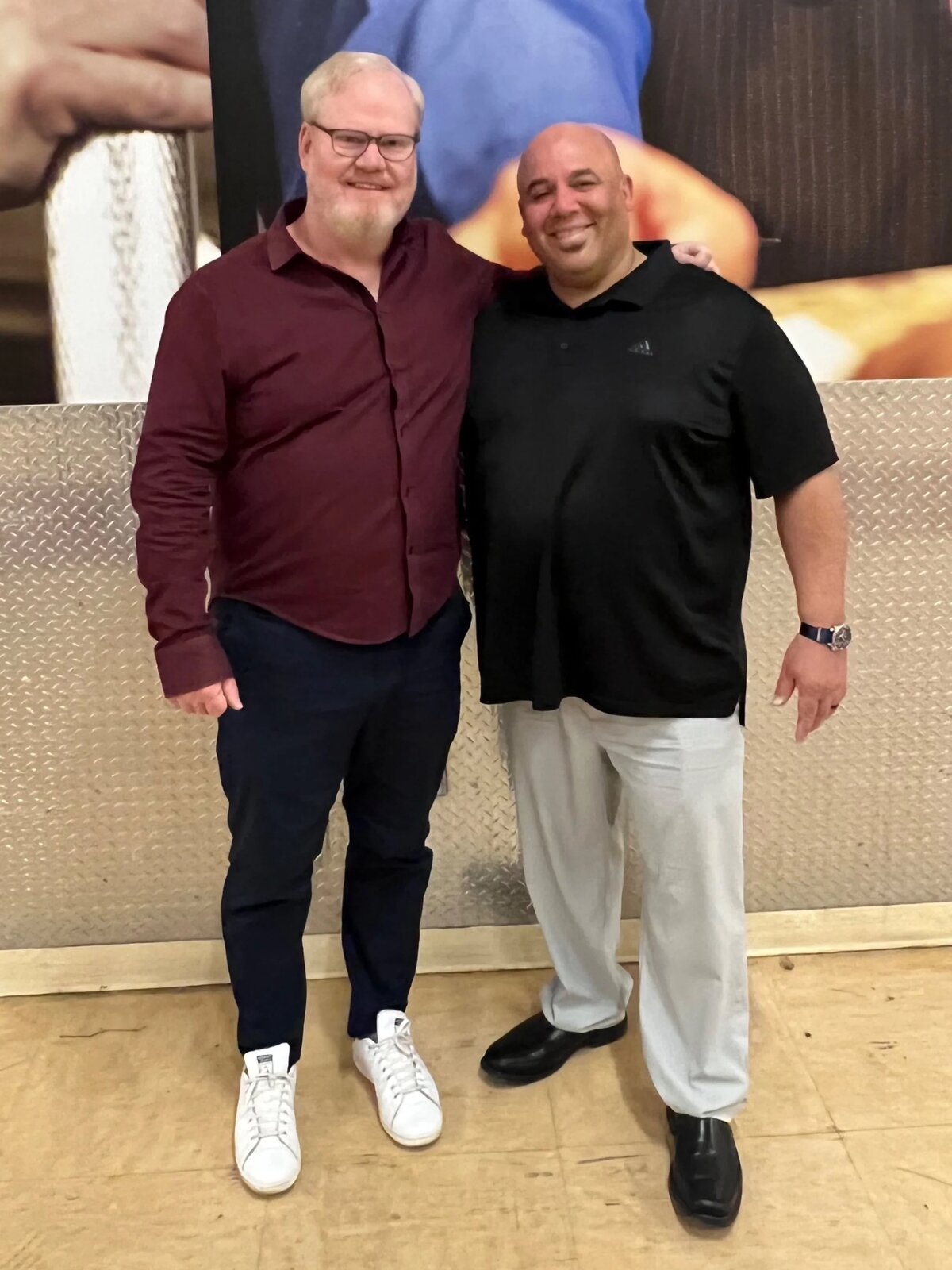 Carlos with Jim Gaffigan
