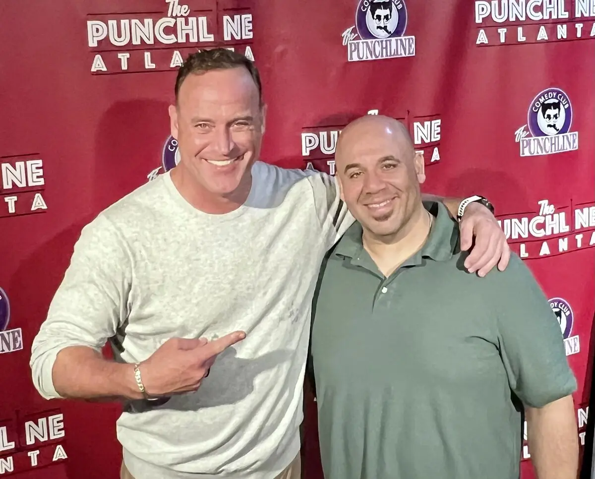 Carlos with Matt Iseman