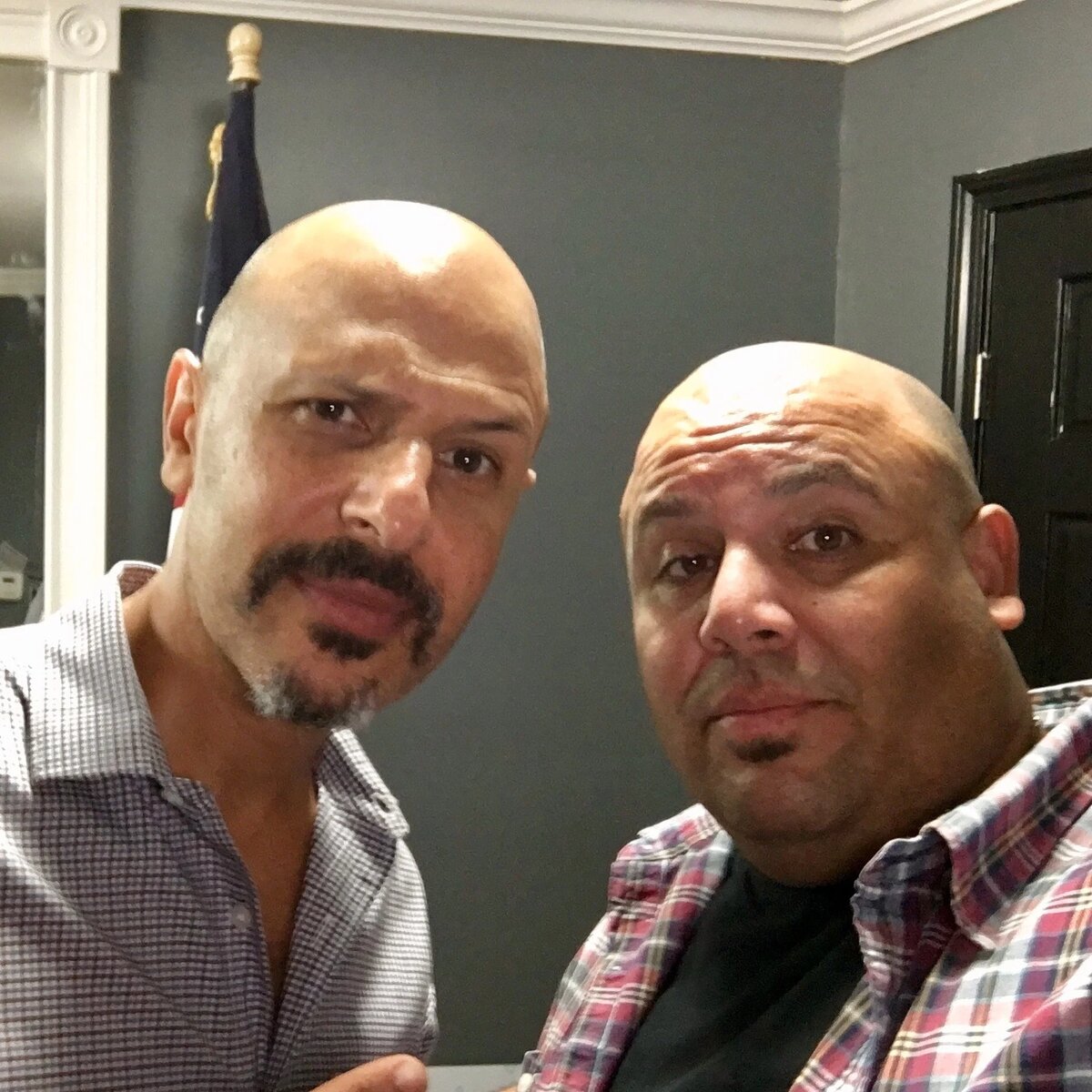 Carlos with Maz Jobrani