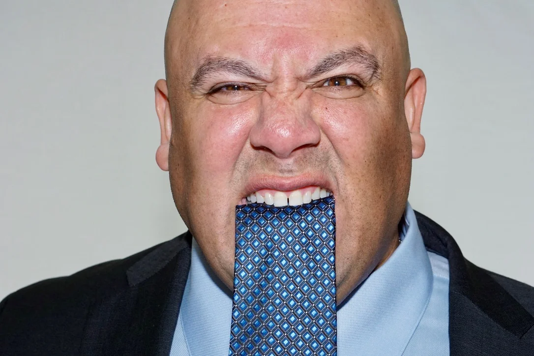 Carlos performing on stage