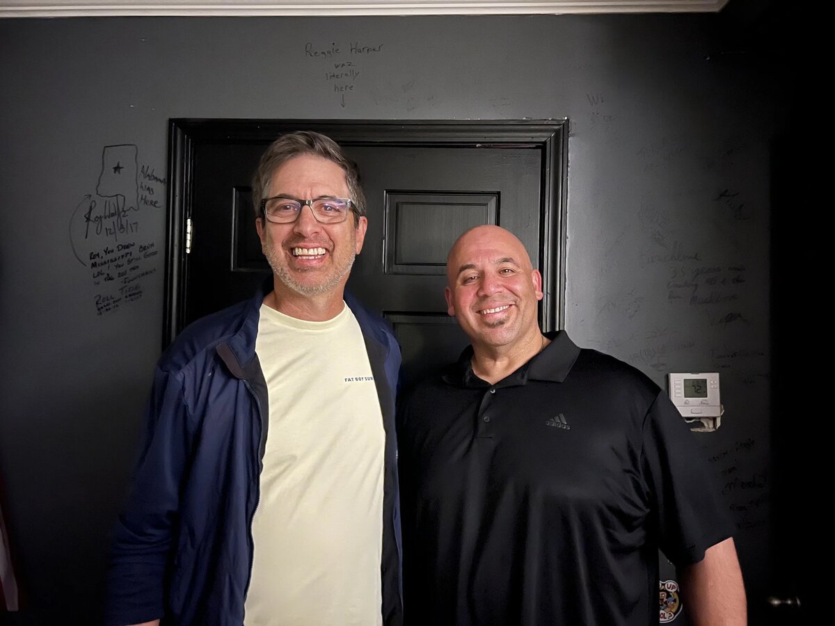 Carlos with Ray Romano