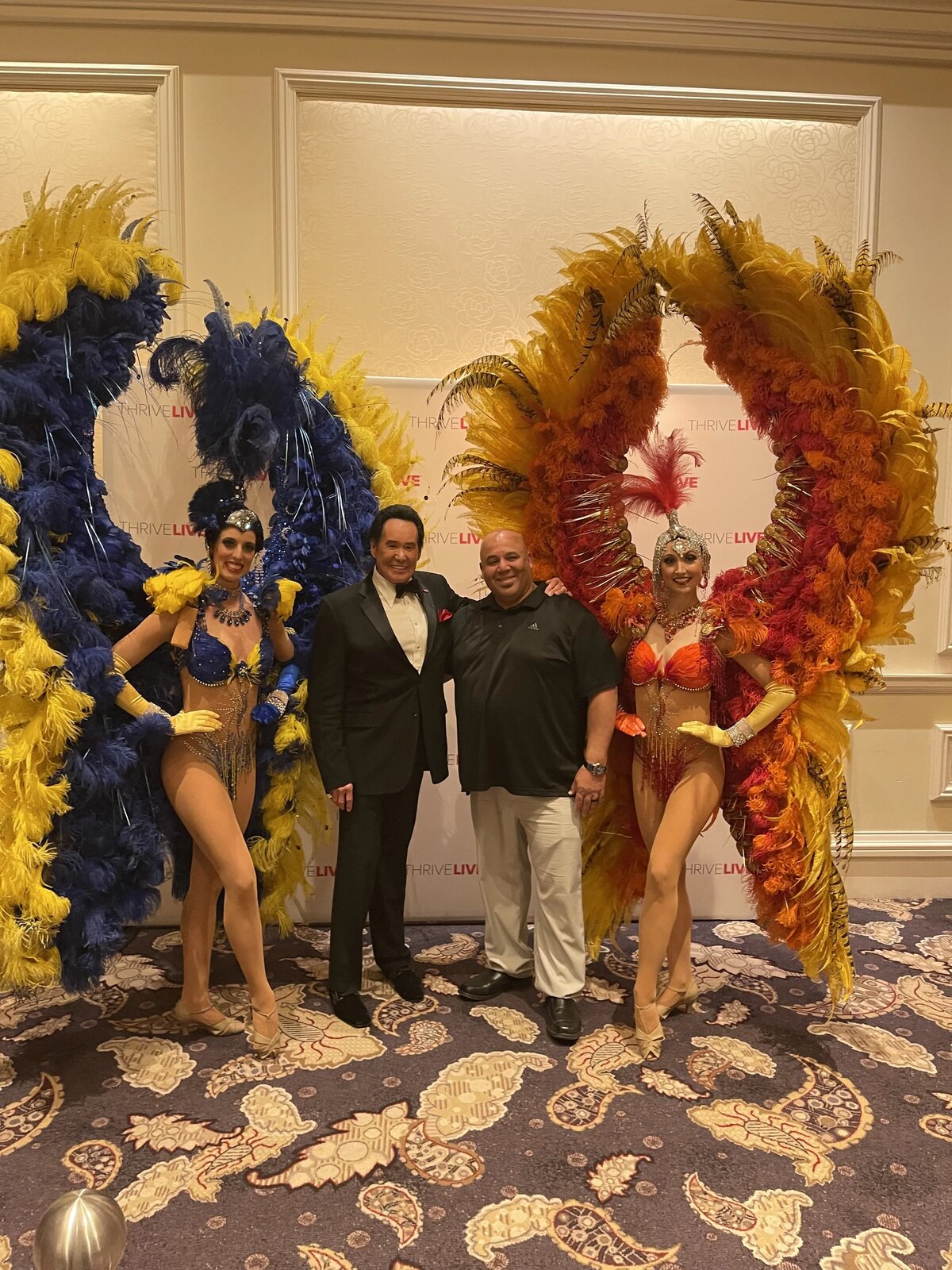 Carlos with Wayne Newton